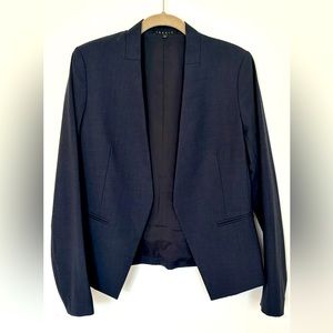 Theory navy blue skirt suit